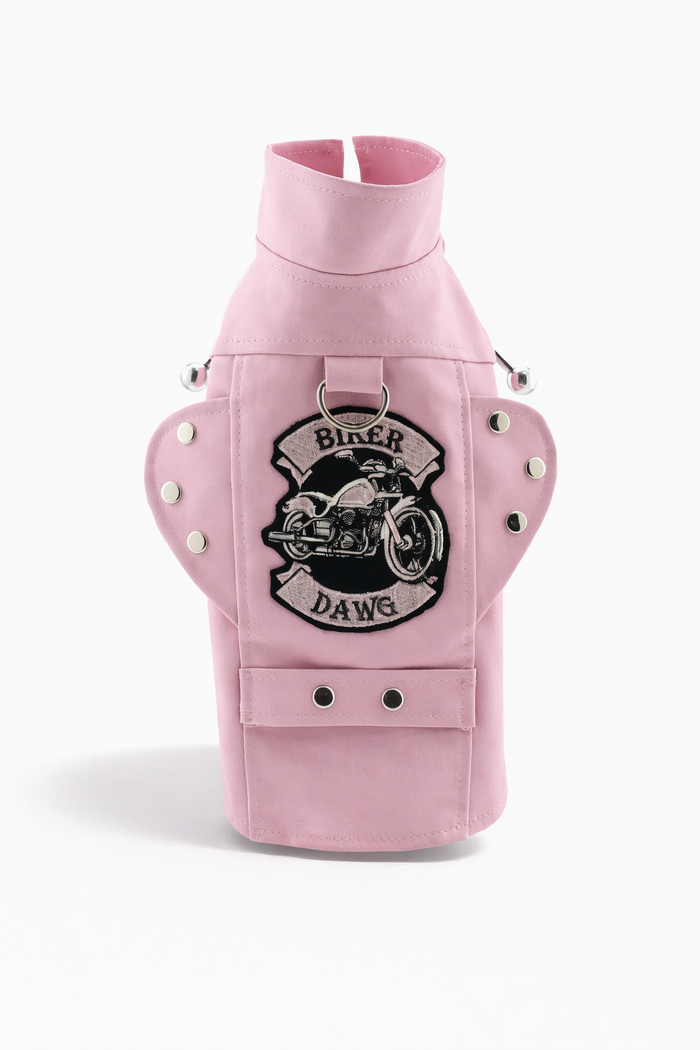 Biker Dawg Vest (Pink)