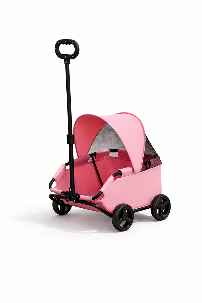 Compact Pet Wagon with Canopy