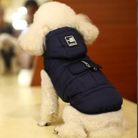 Puffy Blue Hoodie Vest