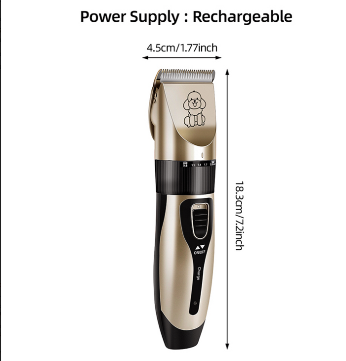 Wireless Pet Hair Clippers