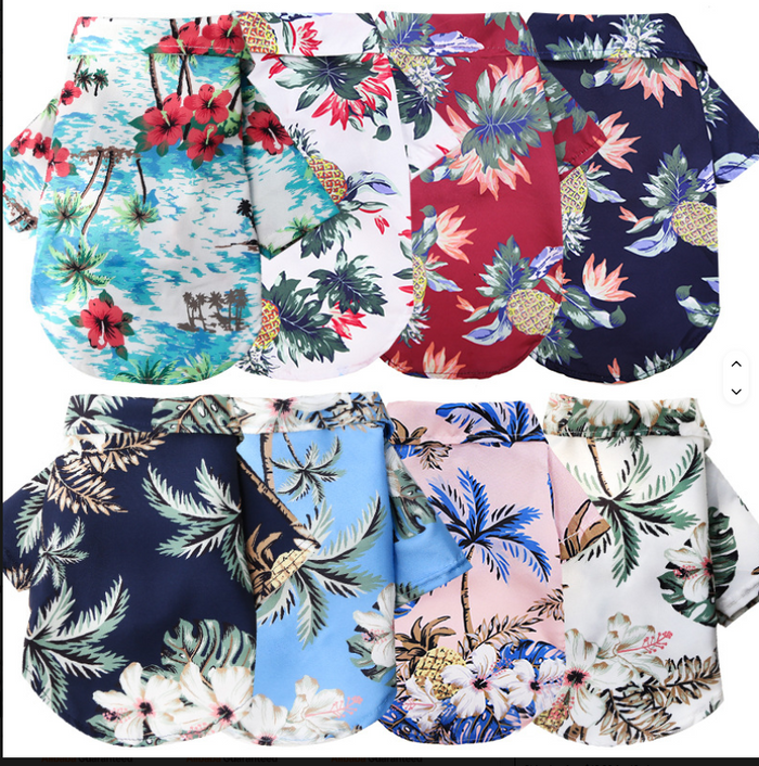 Hawaiian Pet Button-Up Shirt