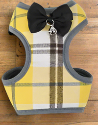 Plaid Pup Harness Sets