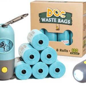 Poop Bags w/ Flashlight Dispenser